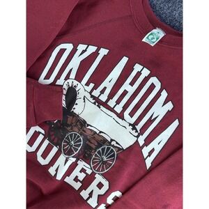 VTG Oklahoma Sooners Crewneck Sweatshirt Discus Athletic USA Made Medium